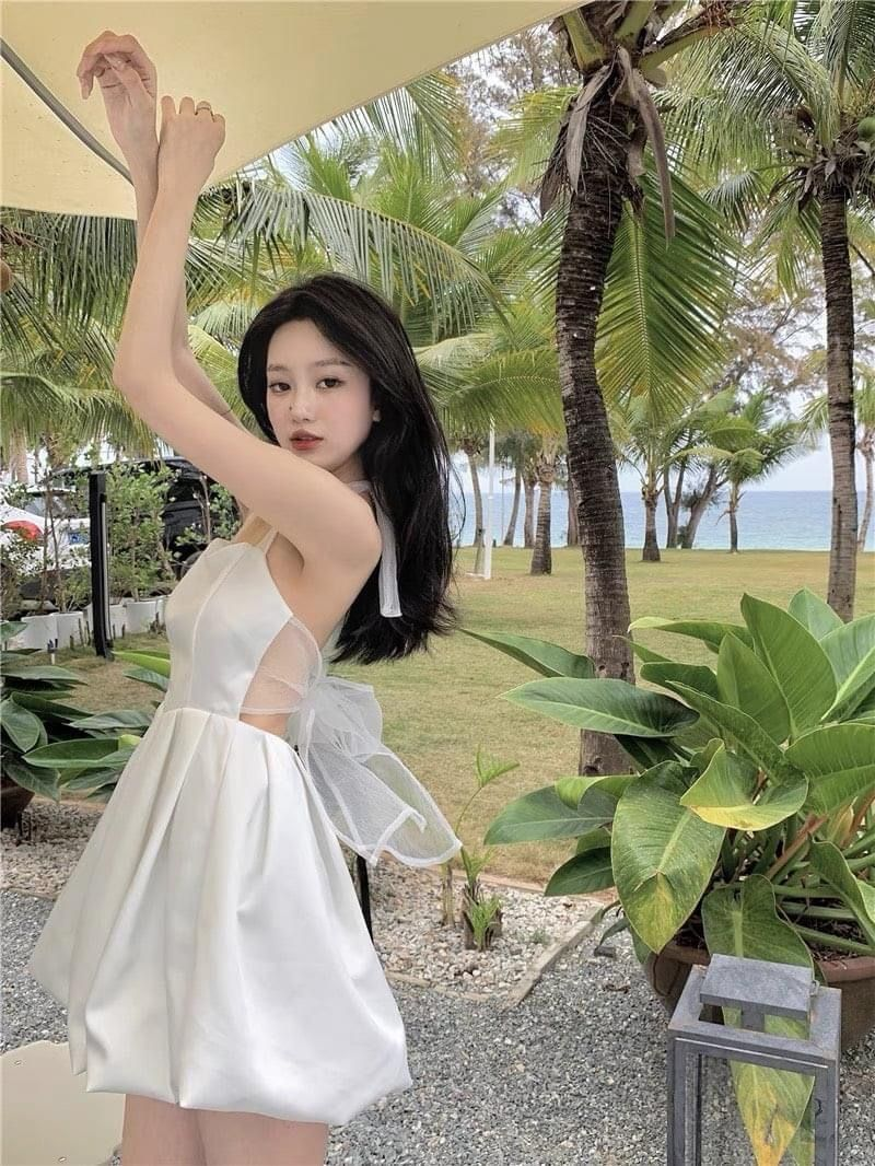 Chic White Homecoming Dress White Party Dress - FashionDia