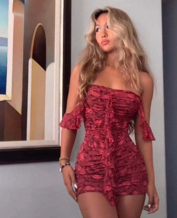 Sexy Off-the-Shoulder Bodycon Dress,Party Dress - View 2 | FashionDia