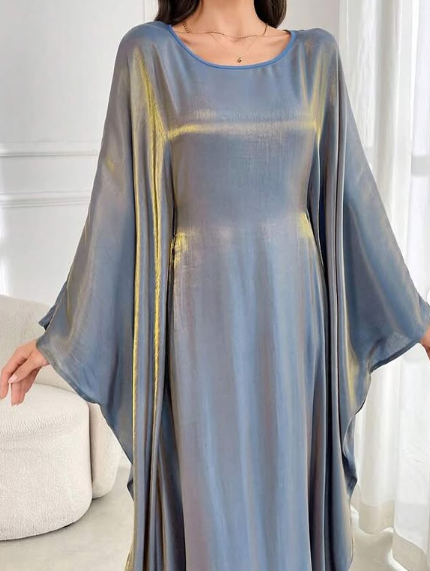 Chic Satin Long Party Prom Dress - FashionDia