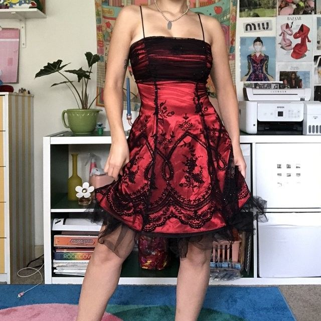 Vintage Spaghetti Straps Hot Pink A Line Short Homecoming Dress Cocktail Dress