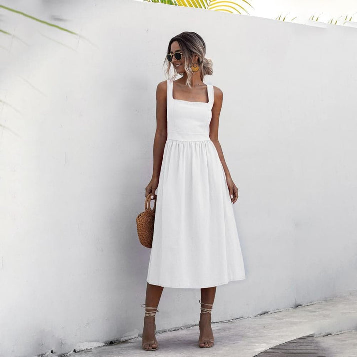 Thalia Exclusive Sleeveless Summer Dresses for Women Evening Wear Edit