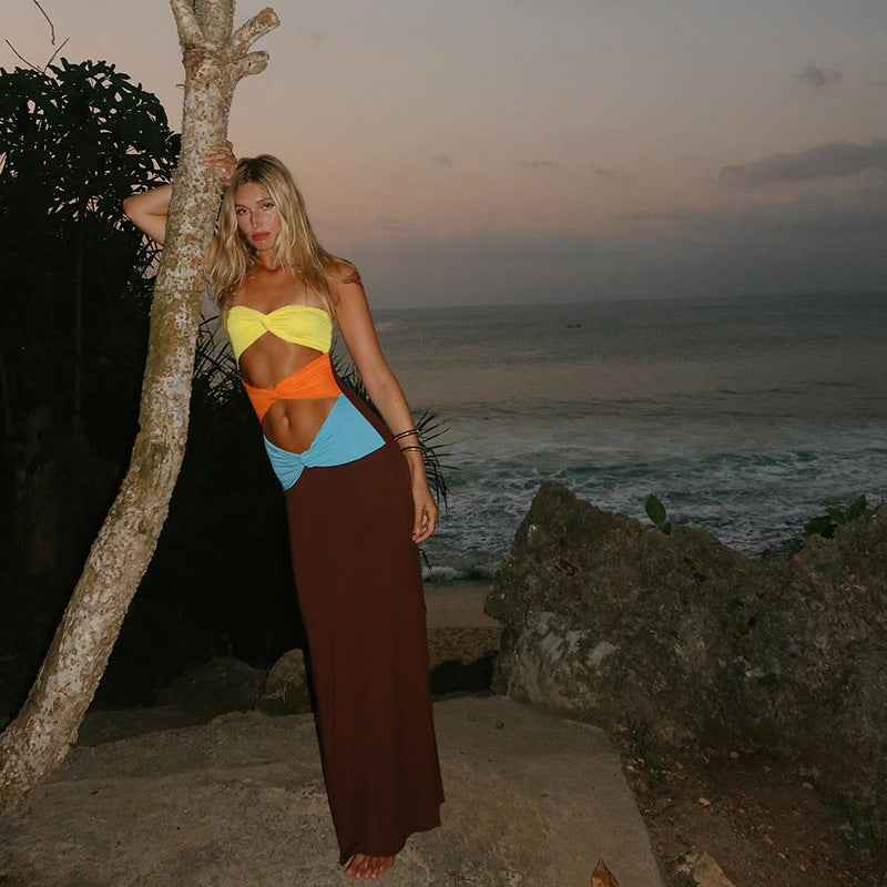 Jonjo Maxi Dress Brown