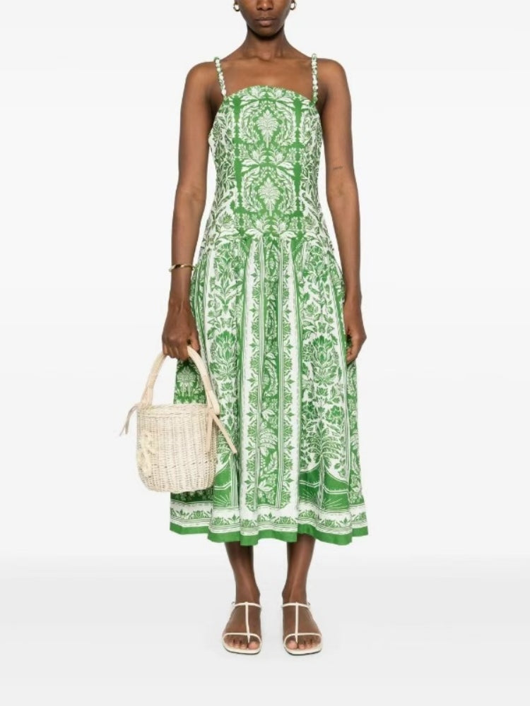 Resort Floral Dress