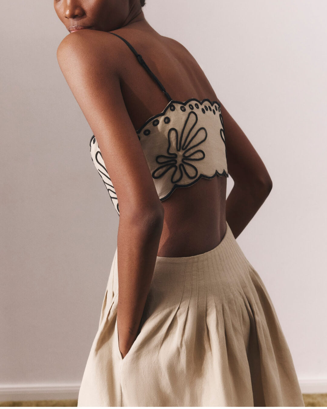 Strapless Midi Dress - Fashionpara