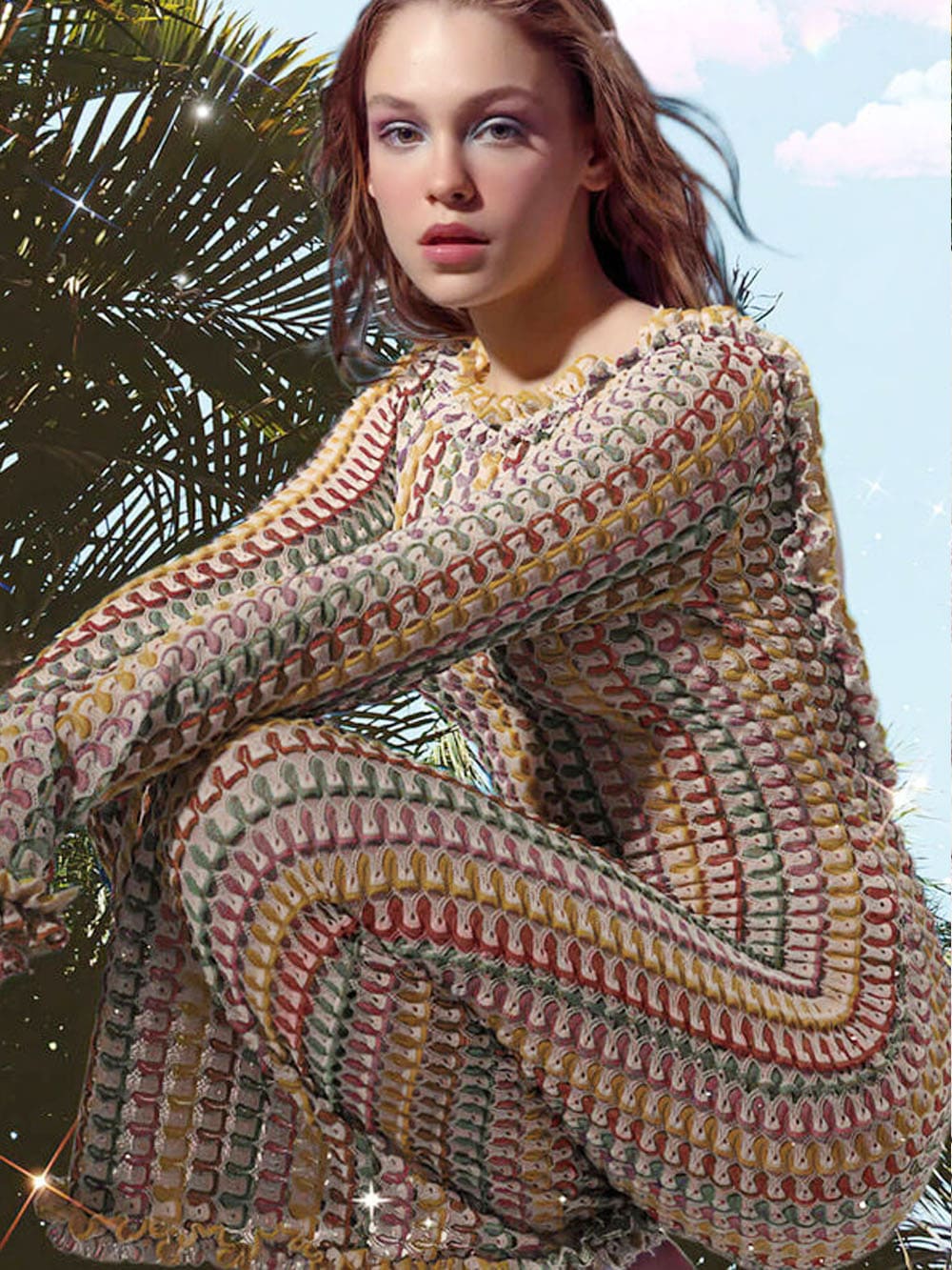 Maxi Dress Holiday Beach - Brown