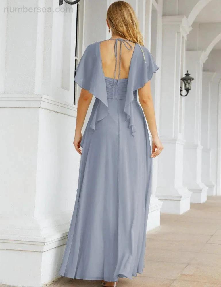 ZapDress Bridesmaid Dresses Backless Formal Prom Gowns for Evening Party Mother of The Bride Dress 28040 (ZD16998)