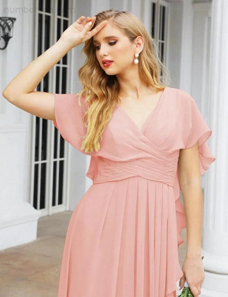 ZapDress Bridesmaid Dresses Backless Formal Prom Gowns for Evening Party Mother of The Bride Dress 28040 (ZD16998)