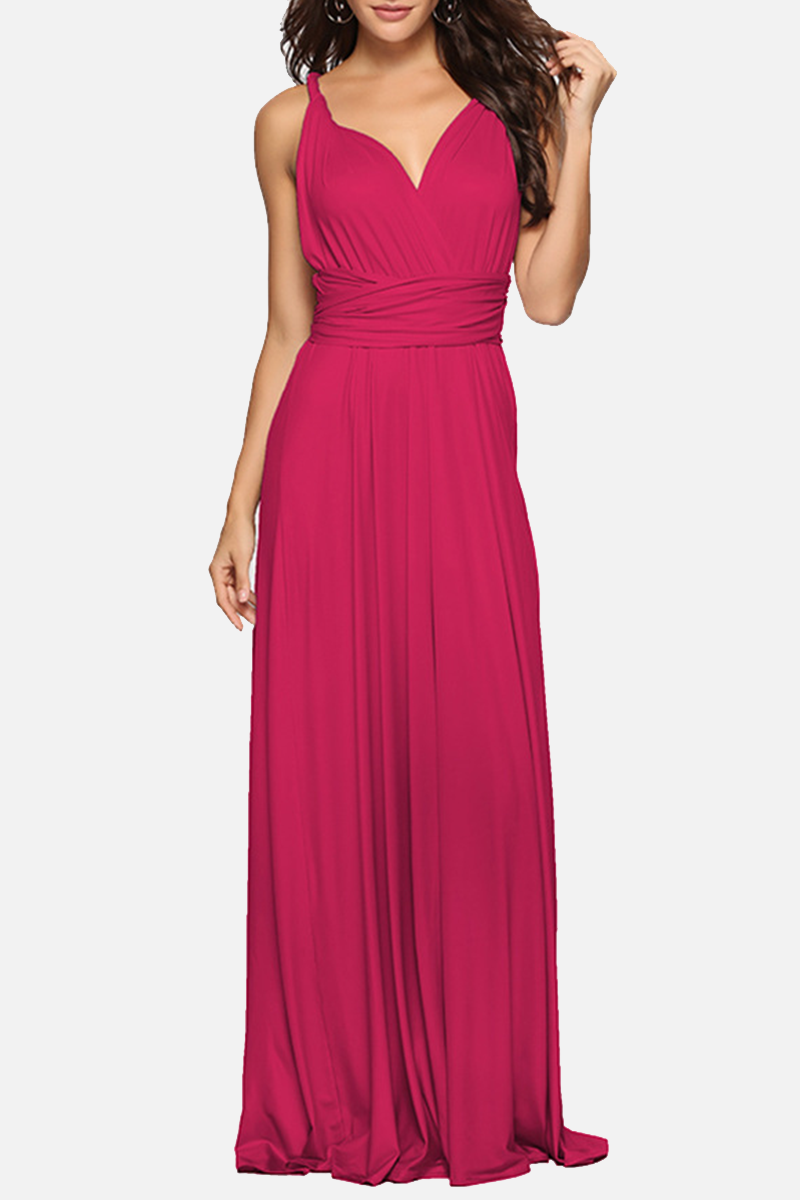 Elegant Solid Backless Strap Design Evening Dress Dresses(20 Colors) - View 13 | VelvetHem