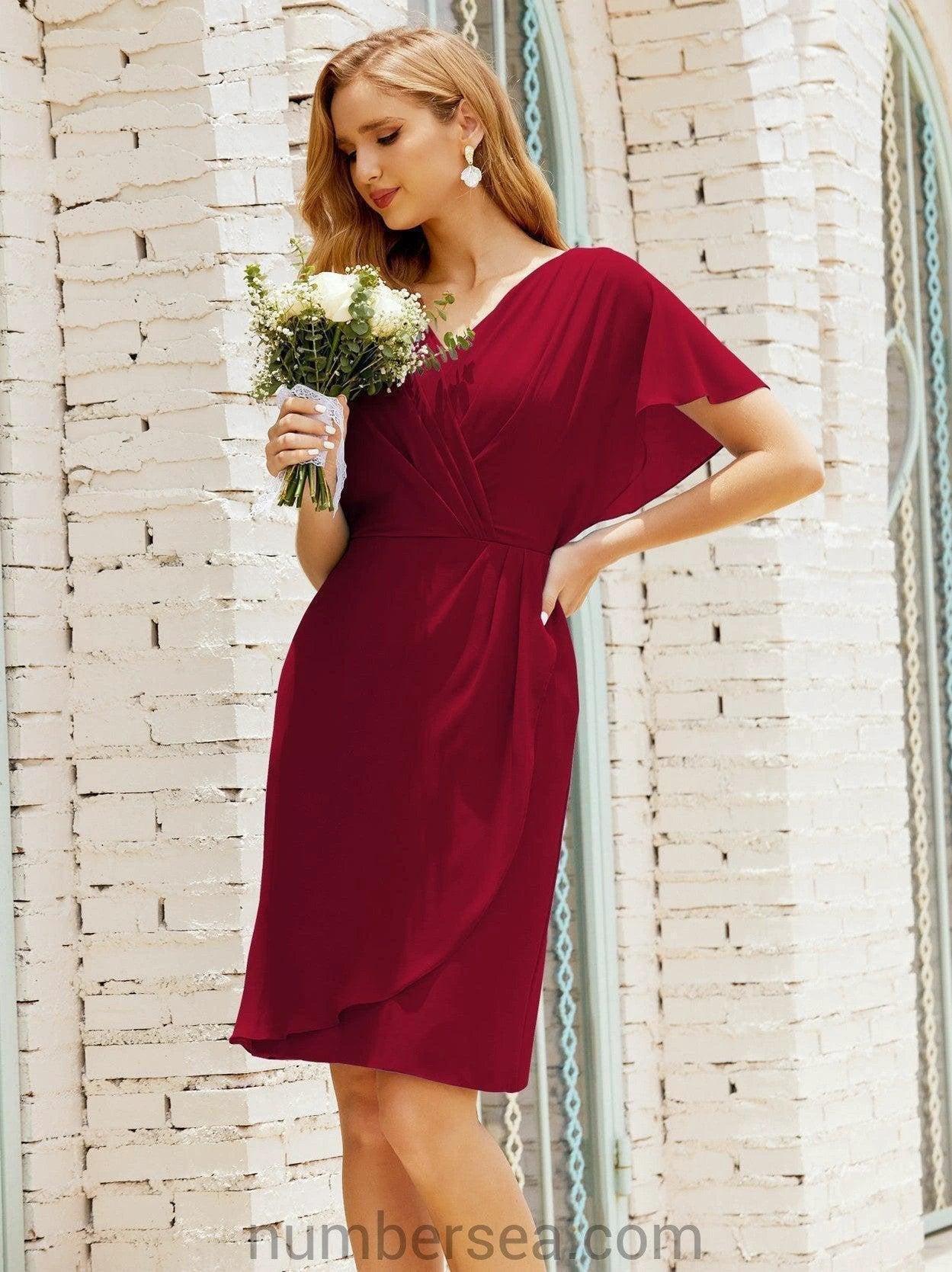 Homecoming Dresses Knee Length Sleeveless Prom Gowns 28021 by numbersea