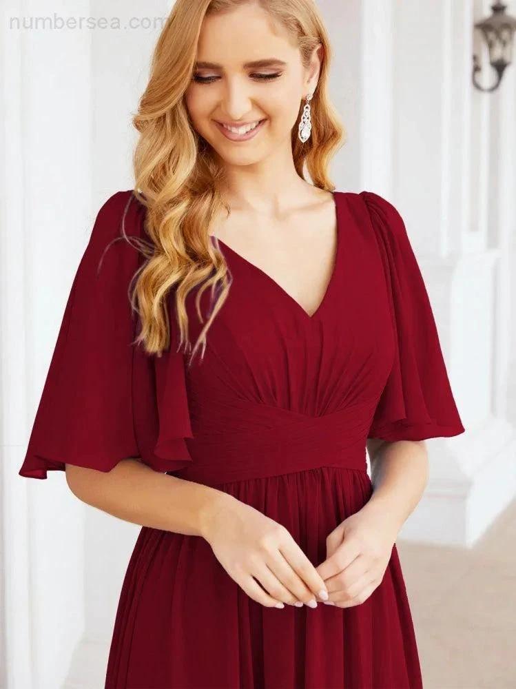 ZapDress Bridesmaid Dresses for Women Wedding Long Party Prom Dress 28068 (ZD16988)