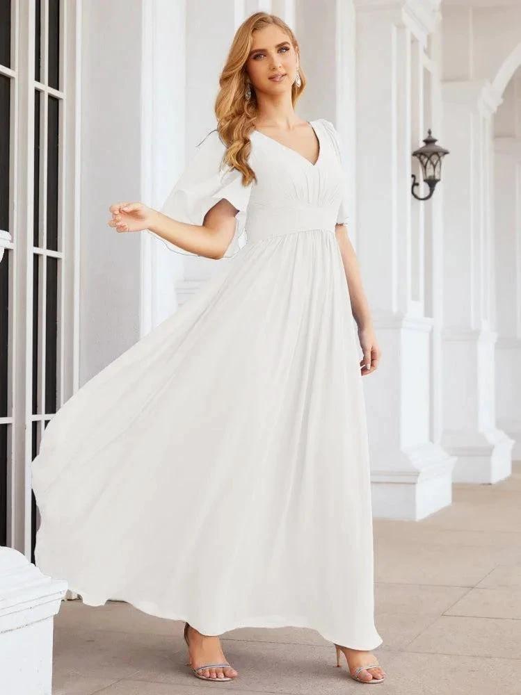 Numbersea Bridesmaid Dresses for Women Wedding Long Party Prom Dress 28068 by numbersea