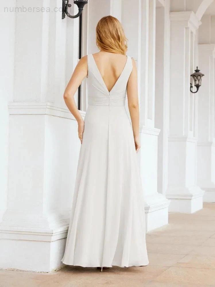 ZapDress Bridesmaid Dresses for Wedding Ruffles Long Formal Prom Gowns 28039 (ZD16999)