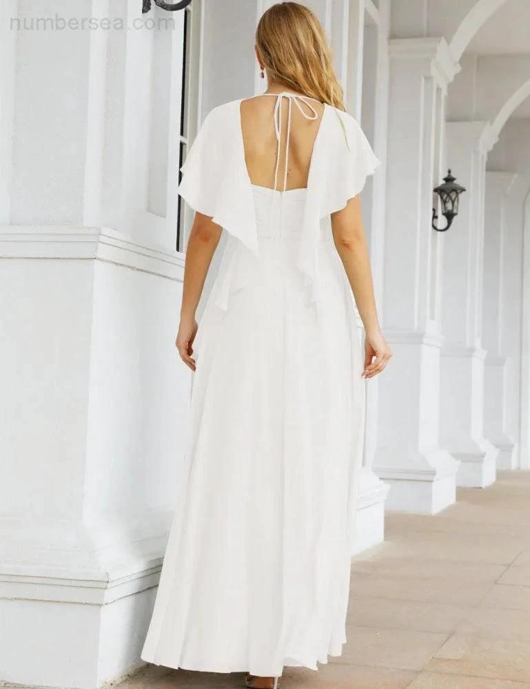 ZapDress Bridesmaid Dresses Backless Formal Prom Gowns for Evening Party Mother of The Bride Dress 28040 (ZD16998)