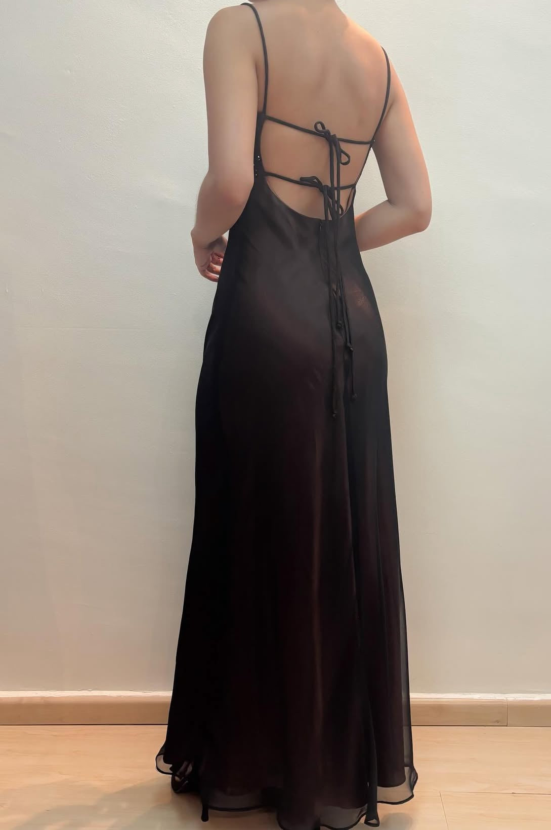 Spaghetti Straps Mermaid Long Prom Dress Beaded Evening Dress J8589