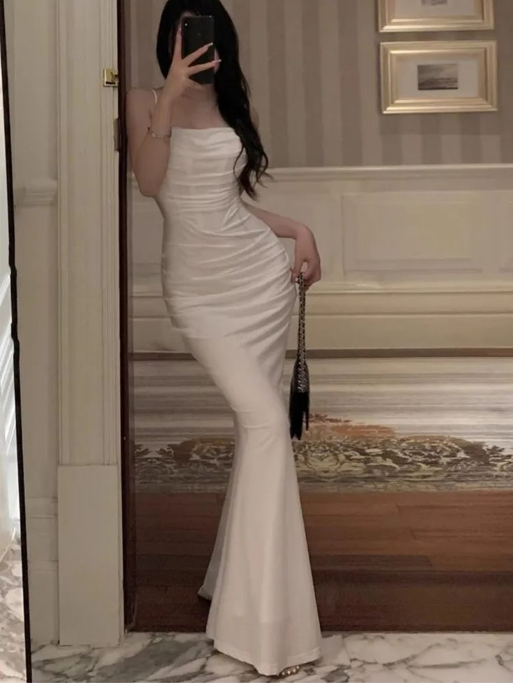 Elegant Sexy Bodycon Mermaid Dress Fashion Straps Evening Party Dress - View 2 | FashionDia