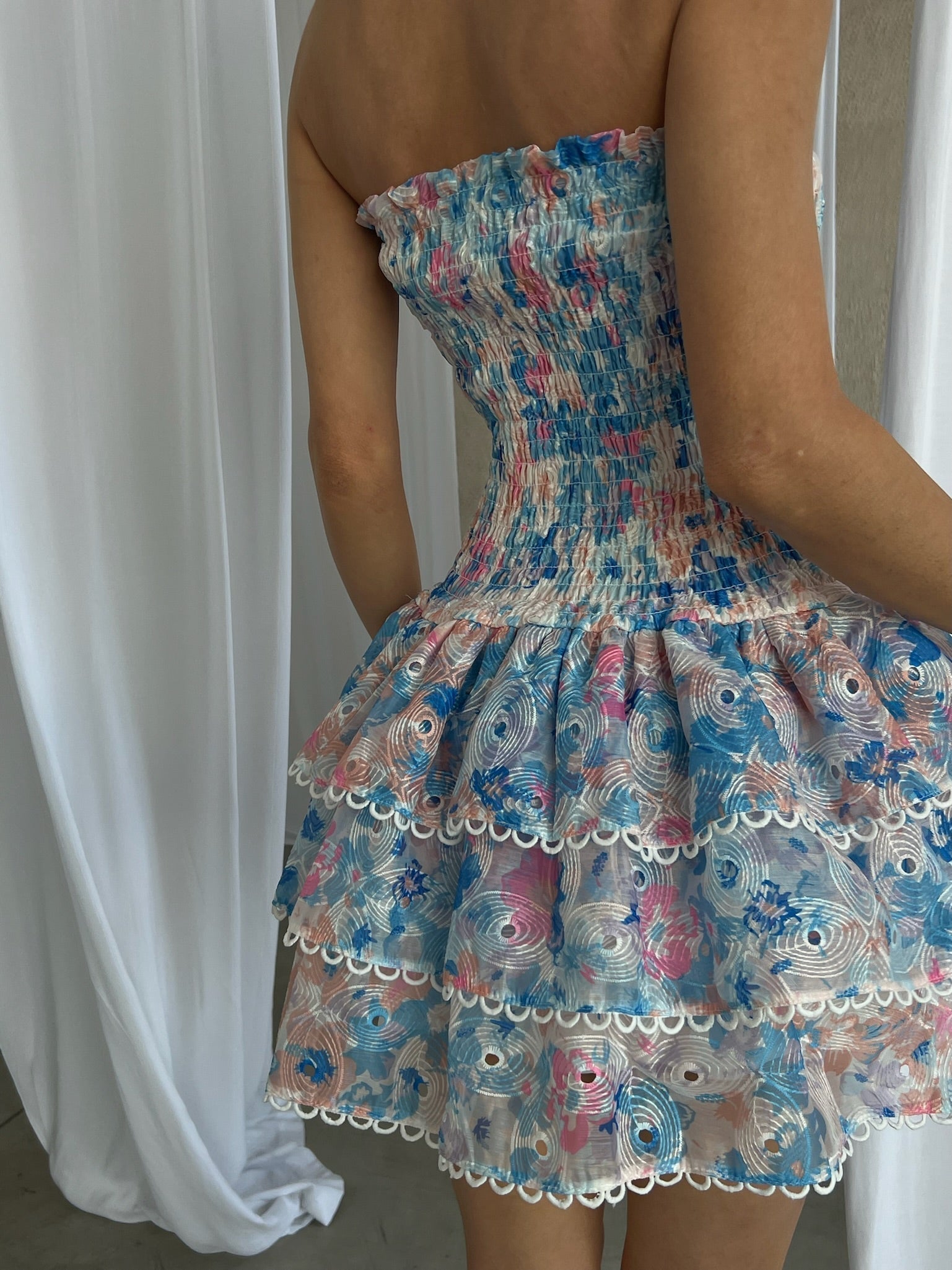 Rania Elegant Frilled Dress