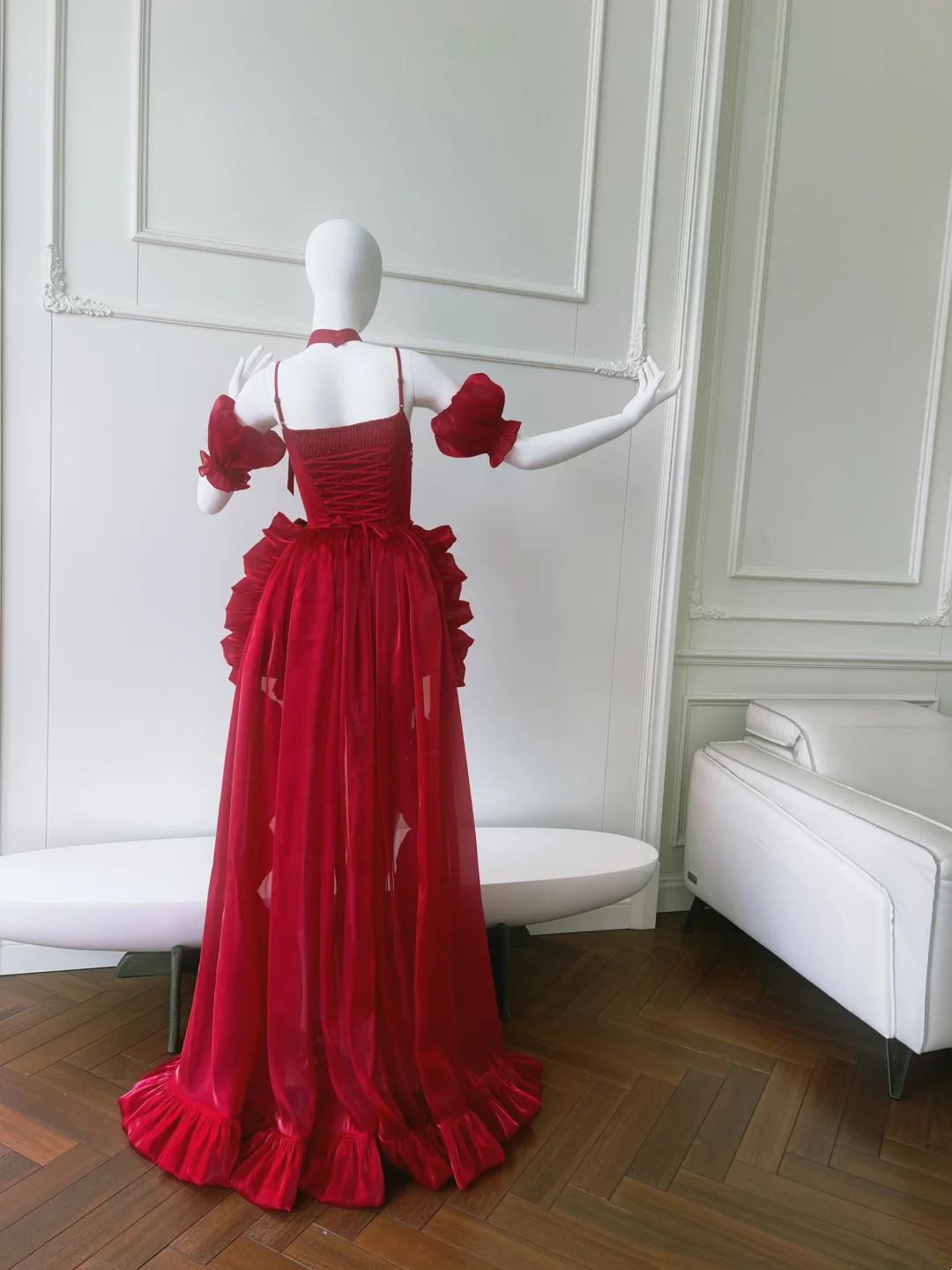 Red Short Prom Dress Sexy Evening Dress Graduation Dress Birthday Outfit - View 2 | FashionDia