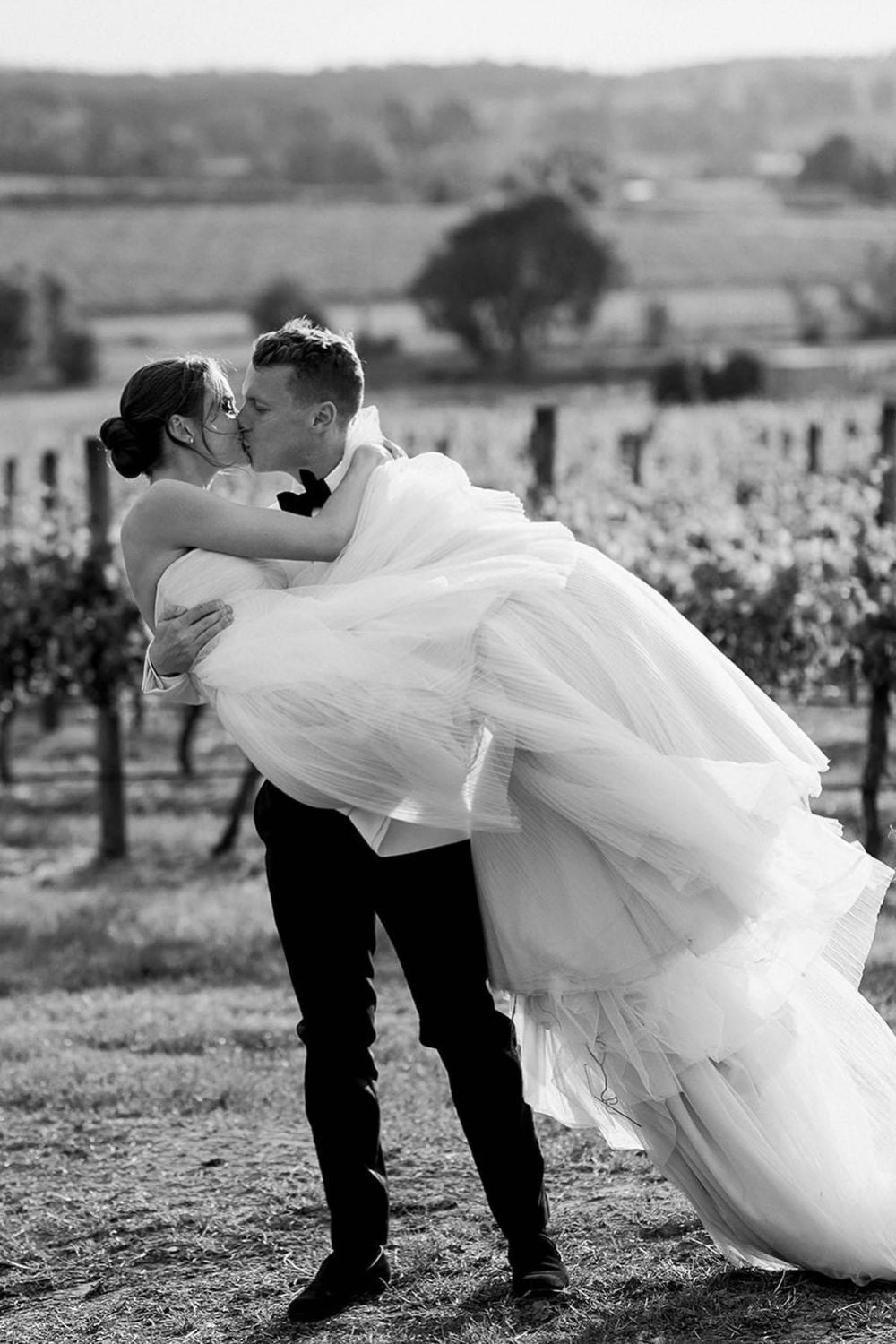 Charming A Line Sweetheart White Tulle Wedding Dress with Ruffles