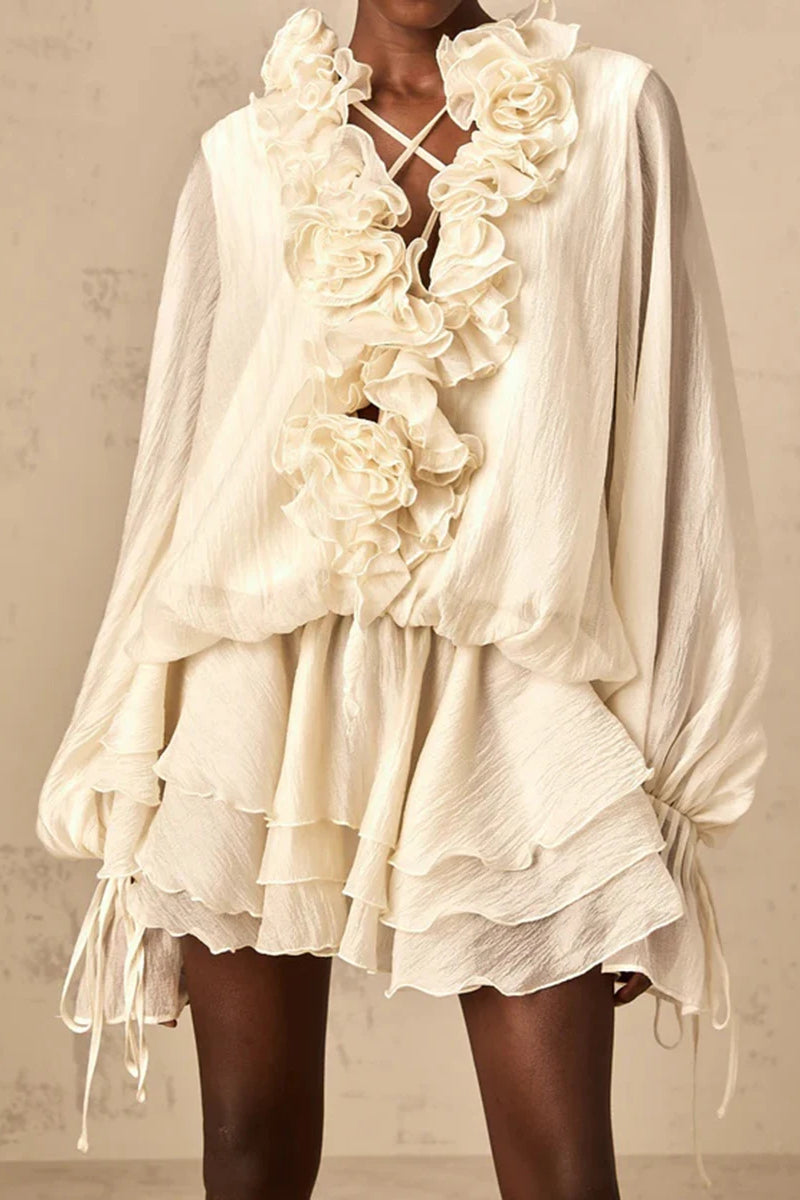 Elegant Loose Fit Folded Dress for Modern Fashion Wear Boutique Fashion Style
