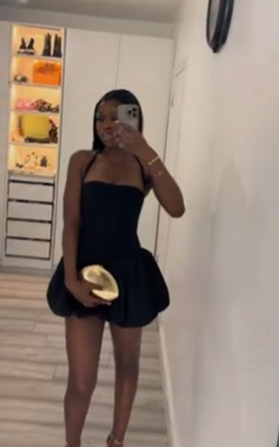 Sexy Black Halter Satin A-Line Short Party Dress Formal Graduation Homecoming Dress - View 4 | FashionDia