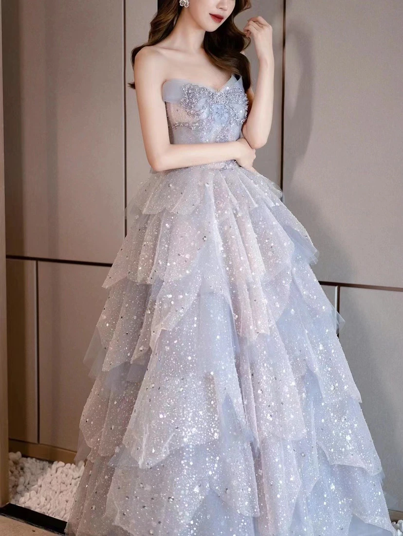 Luxurious Shiny Ball Gown,Sweet 16 Dress,Princess Dress,Y2403 - View 2 | VelvetHem