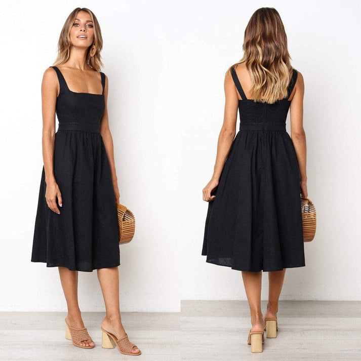 Thalia Exclusive Sleeveless Summer Dresses for Women Evening Wear Edit