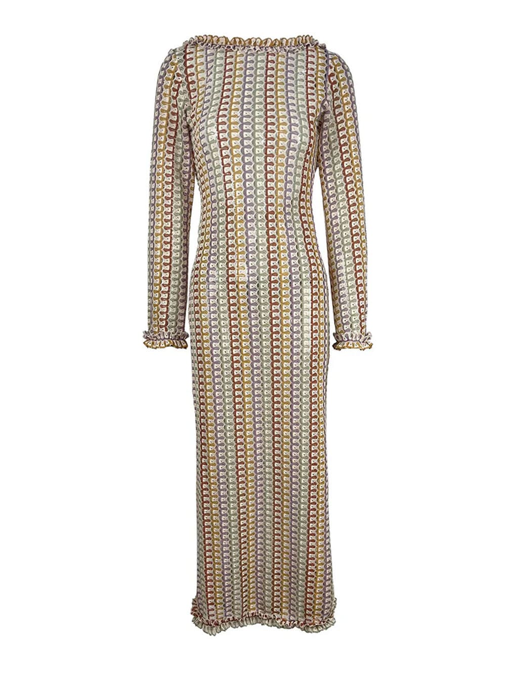 Maxi Dress Holiday Beach - Brown