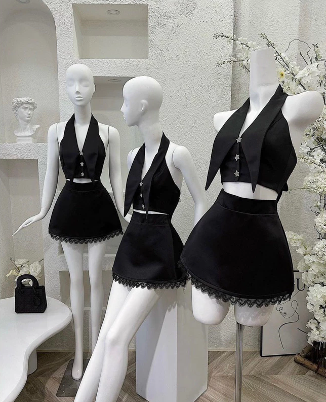 Two Piece Short Prom Dress Party Dress Homecoming Dress - View 4 | FashionDia