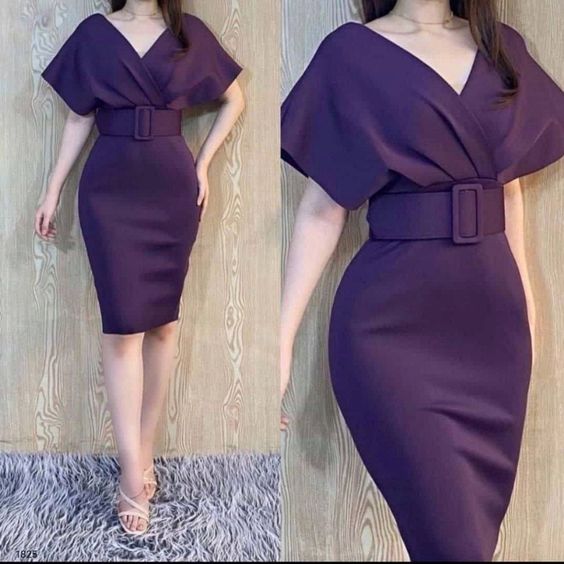 Engagement Dress, Cocktail Midi Dress, Formal Dress, Midi Prom Dress - View 3 | FashionDia