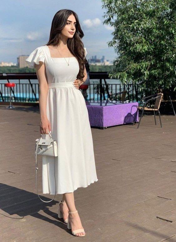 Vintage Style Party Dress, Bridesmaid Dress Prom Dress - View 2 | FashionDia