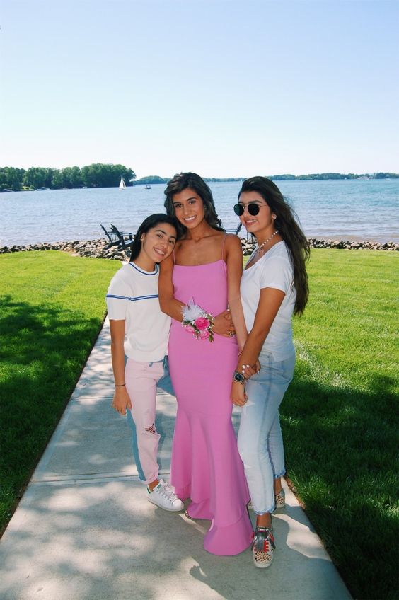 Pink Prom Dress, Sexy Prom Dress