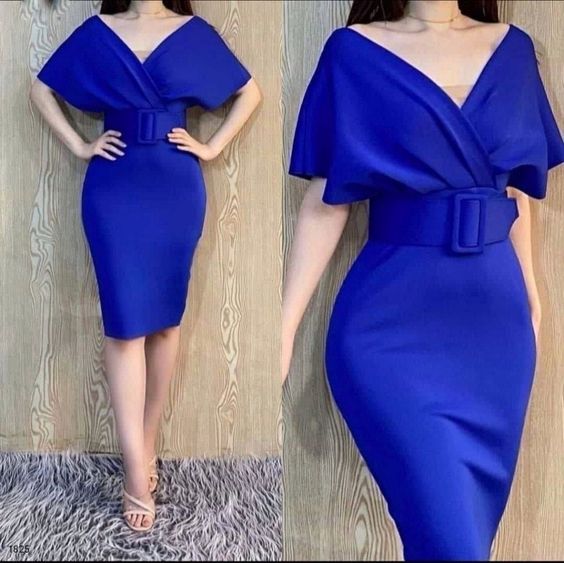 Engagement Dress, Cocktail Midi Dress, Formal Dress, Midi Prom Dress - View 2 | FashionDia