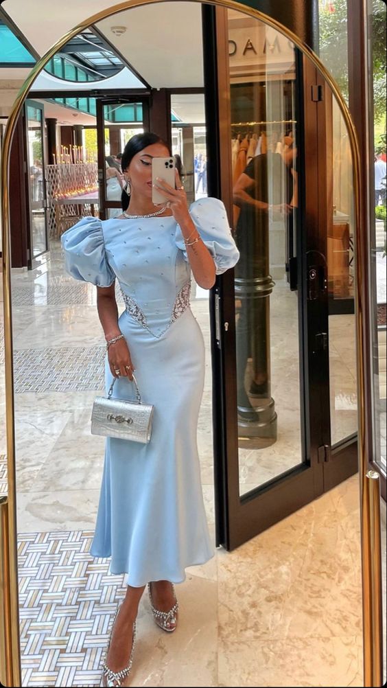 Blue Gown Prom Dresses Evening Gown - FashionDia