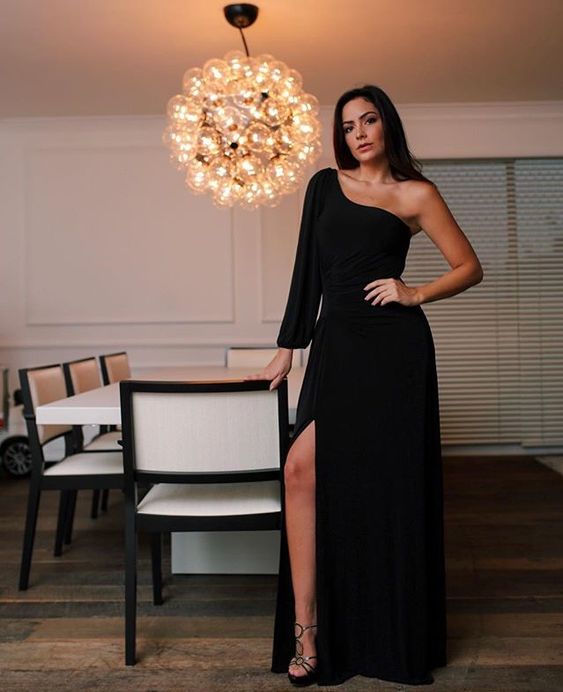Stunning prom dresses, Classy prom dresses, Black Prom dress