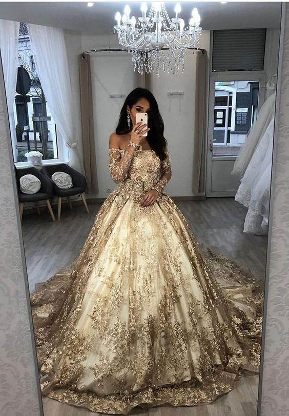 Elegant Formal Evening Dress, Ball Gown Prom Dresses, Party Gowns