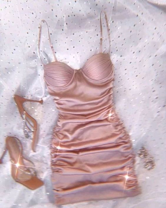 Pink Short Party Dress,Cocktail Dresses