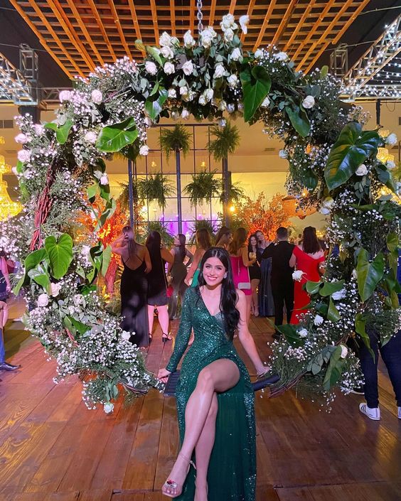 Fashion Prom Dresses Green Sexy Evening Dress - FashionDia