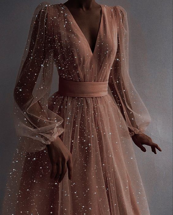 Simple Long Sleeve Bridesmaid Evening Party Midi Dress - FashionDia