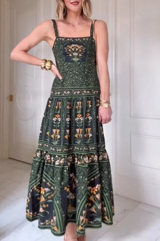 Ethnic Vintage Print Jeans with Classic Everyday Styling