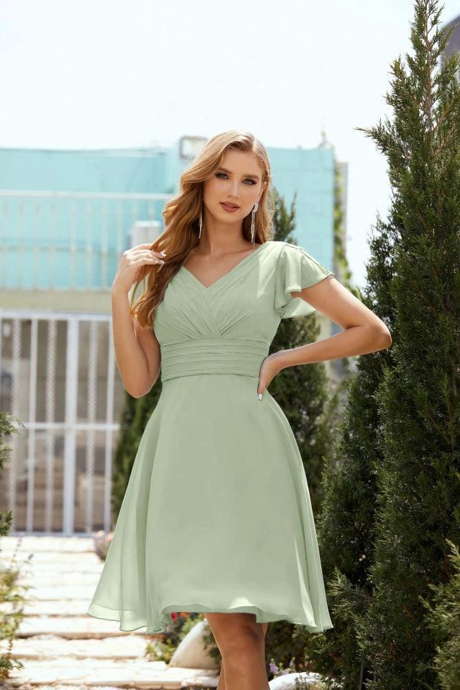 Knee Length Homecoming Dresses Formal Cocktail Prom Gown 28013 by numbersea