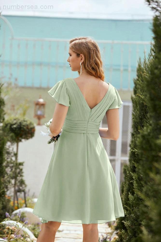 Knee Length Homecoming Dresses Formal Cocktail Prom Gown 28013 (ZD16946)