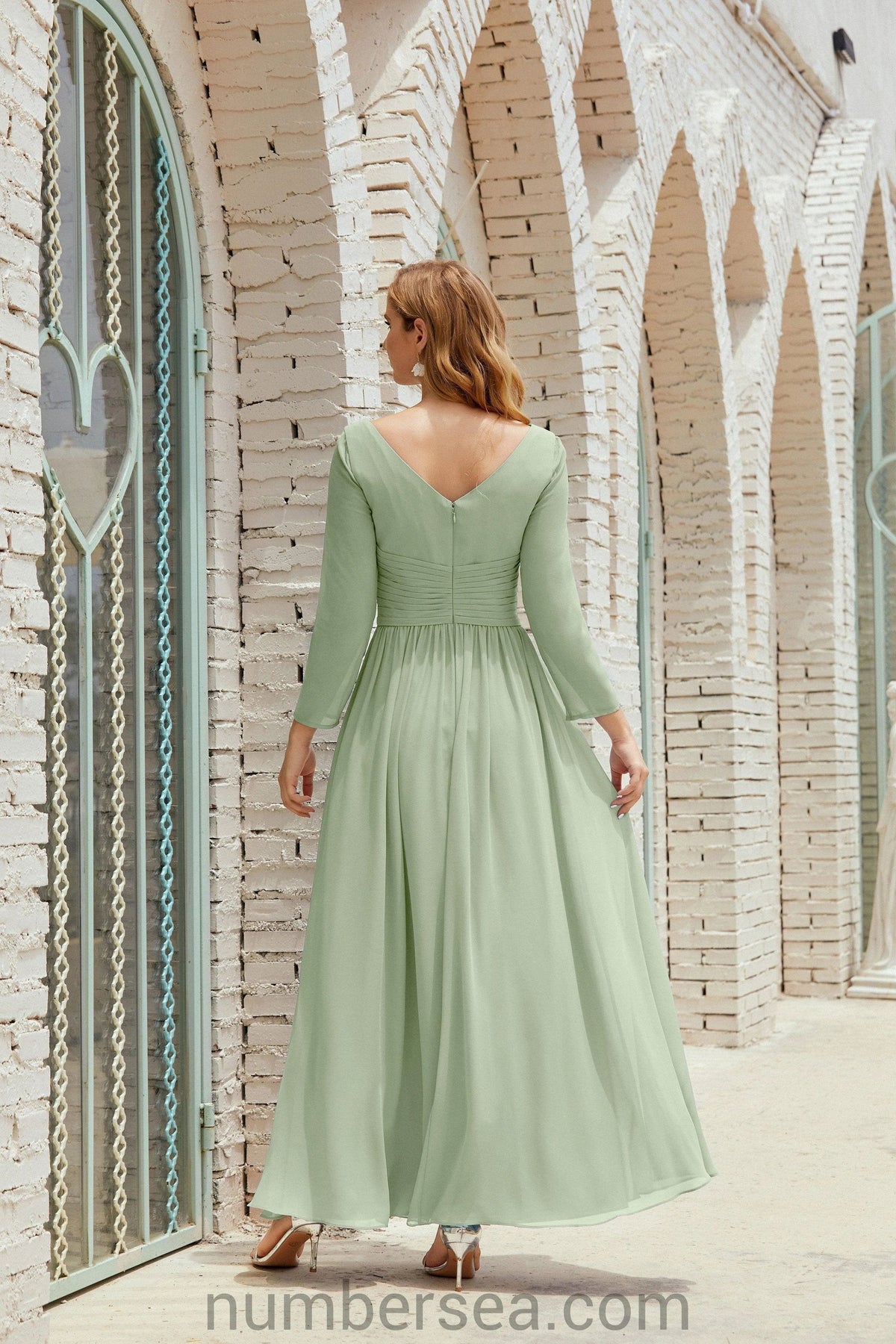 ZapDress Bridesmaid Dress Chiffon Formal Party Dress Evening Dress 28016 (ZD16992)