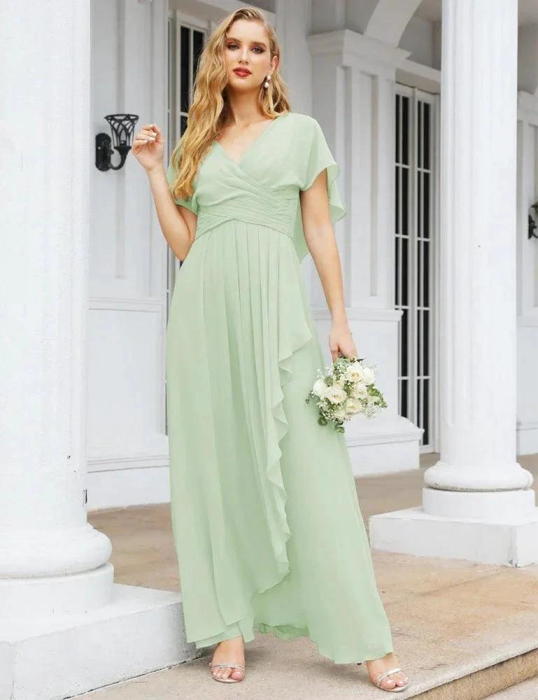 Numbersea Bridesmaid Dresses Backless Formal Prom Gowns for Evening Party Mother of The Bride Dress 28040 by numbersea