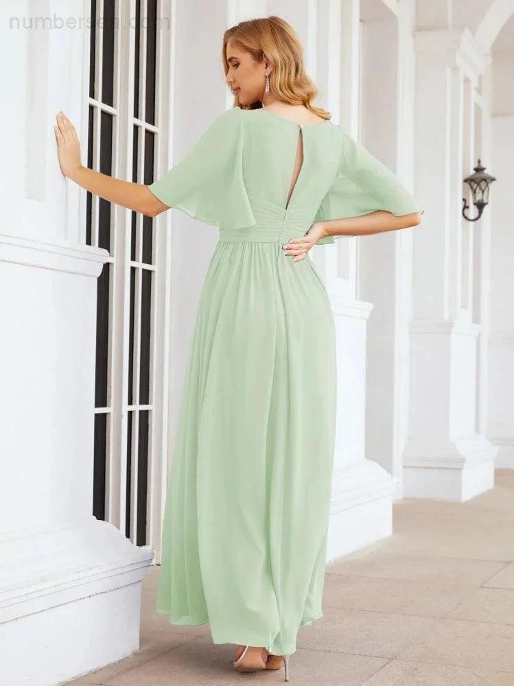 ZapDress Bridesmaid Dresses for Women Wedding Long Party Prom Dress 28068 (ZD16988)