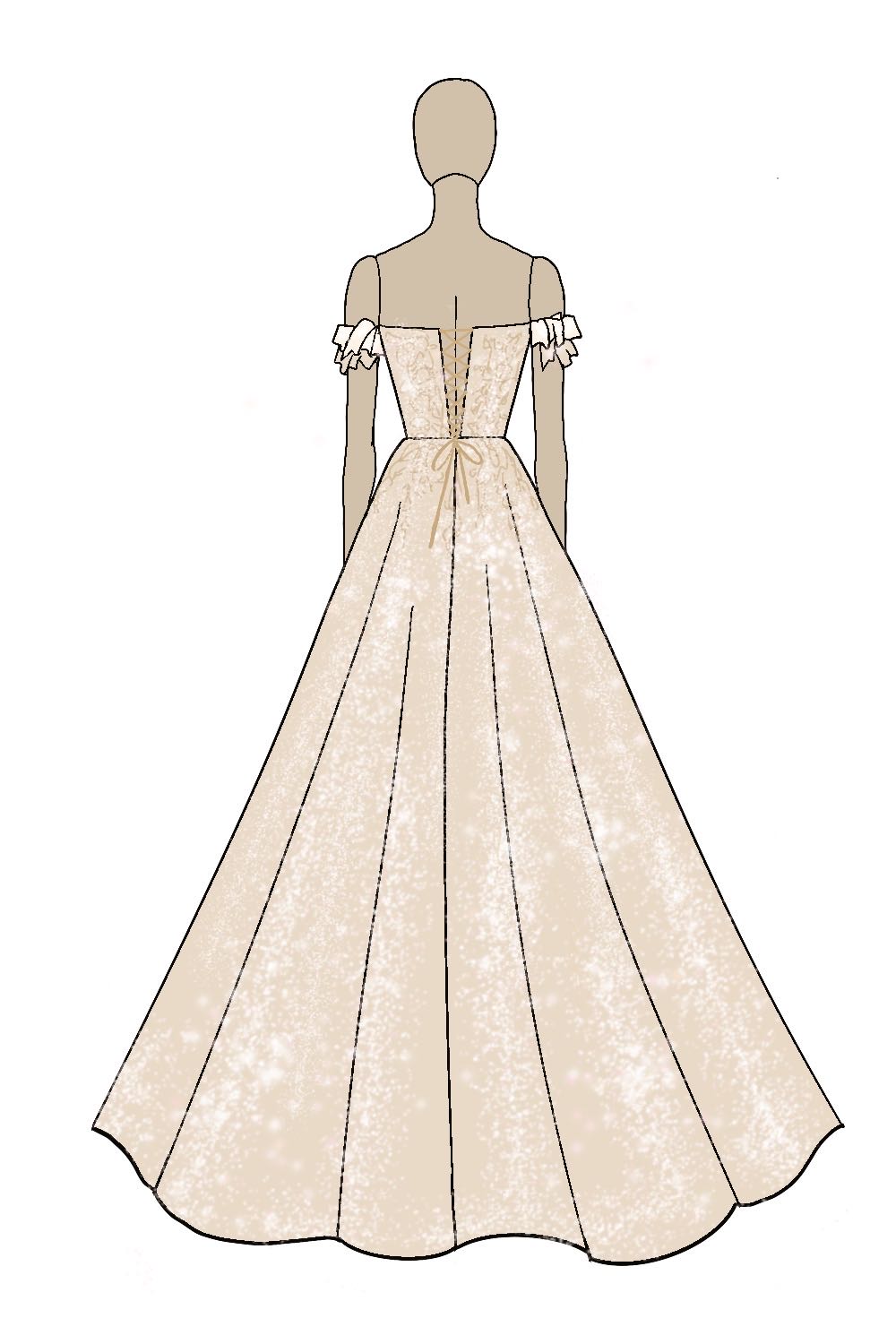 Sparkly Champagne Tulle Sweetheart Off the Shoulder Prom Dress