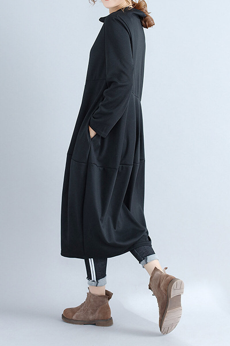 Azucena Elevated Urban Midi Comfort Dress Premium Wardrobe Essential