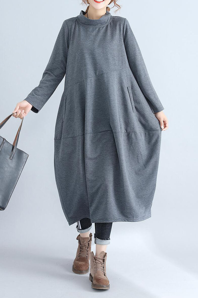 Azucena Elevated Urban Midi Comfort Dress Premium Wardrobe Essential