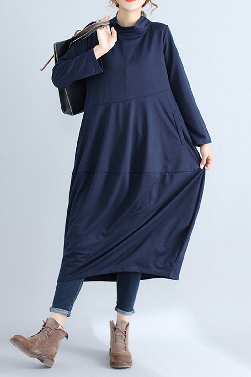Azucena Elevated Urban Midi Comfort Dress Premium Wardrobe Essential