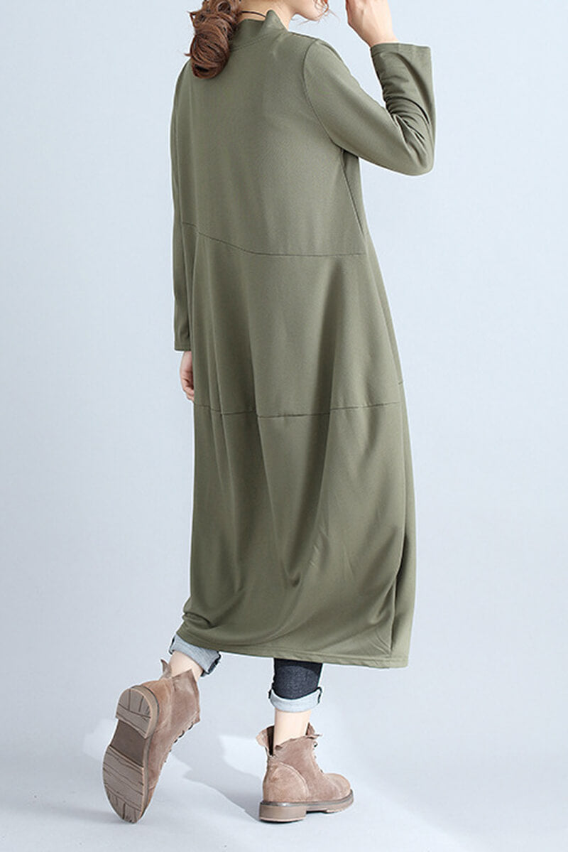 Azucena Elevated Urban Midi Comfort Dress Premium Wardrobe Essential
