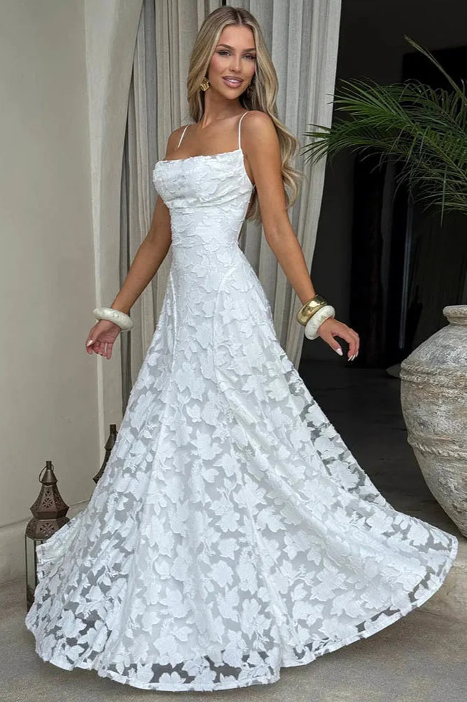 Lace-Up Backless Maxi Dress - View 5 | FashionDia